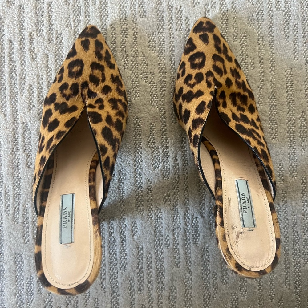 Prada Leopard Print Women's Shoes